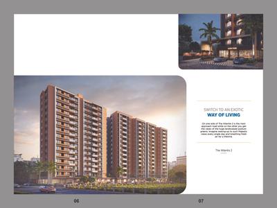 Image of 1071 Sq.ft 3 BHK Apartment / Flat for sale in The Atlantis 2, Zundal, Ahmedabad for Rs. 6763770