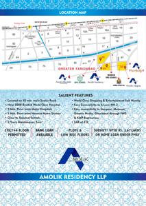 Image of 1600 Sq.ft 3 BHK Builder Floor for sale in Amolik Residency, Sector 86, Faridabad for Rs. 13500000