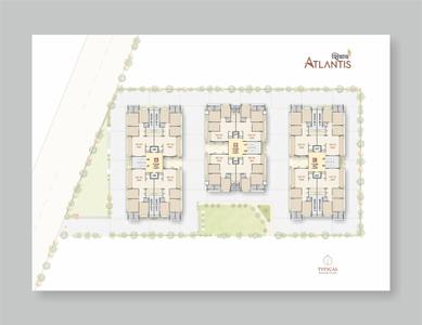Image of 2583 Sq.ft 3 BHK Apartment / Flat for sale in Shivam Shivay Atlantis, PDPU Road, Gandhinagar for Rs. 12700000