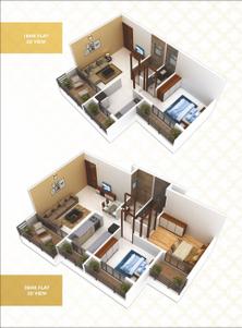 Image of 741 Sq.ft 1 BHK Apartment / Flat for sale in Shreeji Callisto, Ulwe, Navi Mumbai for Rs. 7900000