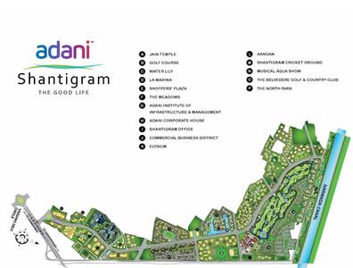Image of 2280 Sq.ft 3 BHK Apartment / Flat for sale in Adani The Meadows, Shantigram, Ahmedabad for Rs. 17000000