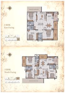 Image of 1325 Sq.ft 2.5 BHK Apartment / Flat for sale in Visalakshi Nagama Serenity, Bileshivale, Bengaluru for Rs. 12776125