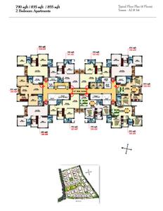 Image of 1065 Sq.ft 3 BHK Apartment / Flat for sale in Prince Village Phase 1, Tondiarpet, Chennai for Rs. 10000000