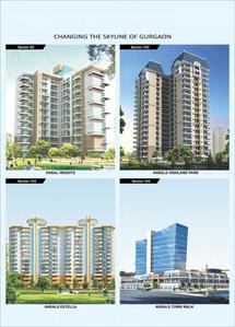 Image of 1690 Sq.ft 3 BHK Apartment / Flat for sale in Ansal Heights 86, Sector 86, Gurgaon for Rs. 12000000