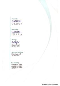 Image of 1485 Sq.ft 3 BHK Apartment / Flat for sale in Ganesh Elegence, Bhadaj, Ahmedabad for Rs. 8000000