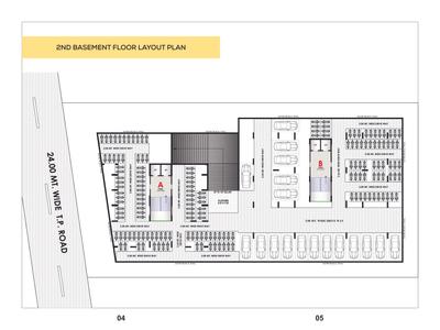 Image of 1845 Sq.ft 3 BHK Apartment / Flat for sale in Shivay Signature Elena, Zundal, Ahmedabad for Rs. 6800000