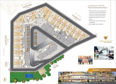 Image of 1450 Sq.ft 3 BHK Apartment / Flat for sale in Jewel Of Panvel Phase I, Panvel, Navi Mumbai for Rs. 15700000