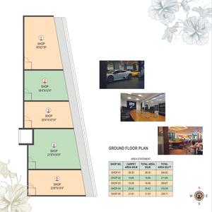Image of 1290 Sq.ft 3 BHK Apartment / Flat for sale in Aayush Wisteria, Lohegaon, Pune for Rs. 7000000
