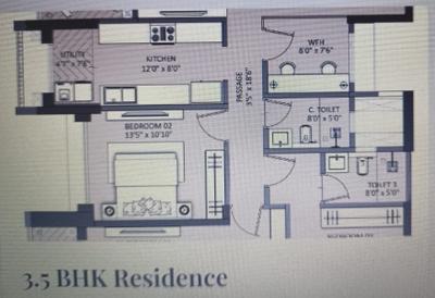 Image of 3000 Sq.ft 4.5 BHK Apartment / Flat for sale in K Raheja Aurum, Mohammed Wadi, Pune for Rs. 24200000