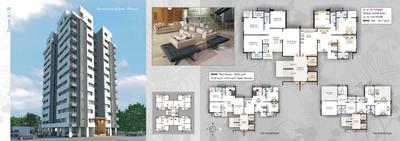 Image of 1611 Sq.ft 3 BHK Apartment / Flat for sale in Happy Home Nest Orchid, Bhimrad, Surat for Rs. 6000000