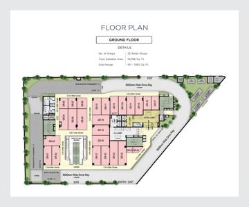 Image of 501 Sq.ft 1 RK Studio for sale in Sawasdee Centre , Vasundhara, Ghaziabad for Rs. 5000000
