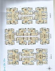 Image of 1486 Sq.ft 3 BHK Apartment / Flat for sale in Abhinav Badri Nath Tower Phase 1, Danapur, Patna for Rs. 9500000