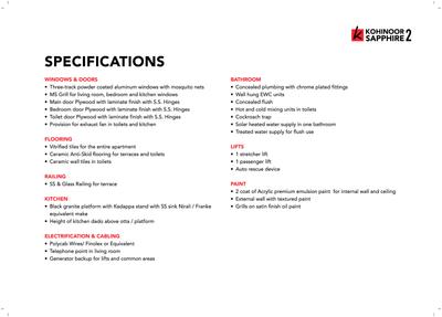 Kohinoor Sapphire II Brochure 9