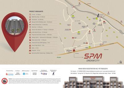 Image of 800 Sq.ft 2 BHK Apartment / Flat for sale in D K SPM Dream City Phase 1, Ambernath East, Ambernath for Rs. 3401356