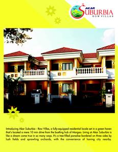 Image of 2550 Sq.ft 4.5 BHK Villa for sale in Akar Suburbia, Salcete, Goa for Rs. 23000000