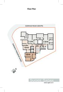 Image of 1550 Sq.ft 3 BHK Apartment / Flat for sale in Sugee Sadan, Dadar West, Mumbai for Rs. 130000000