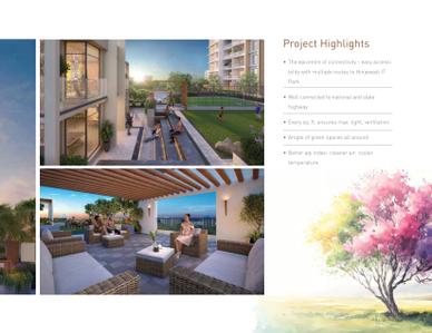 Image of 1652 Sq.ft 3 BHK Apartment / Flat for sale in Nirmitee Serenora Wing A, Bhugaon, Pune for Rs. 11000000