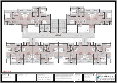 Image of 1155 Sq.ft 2 BHK Apartment / Flat for sale in One Millennium, Panvel, Navi Mumbai for Rs. 12100000