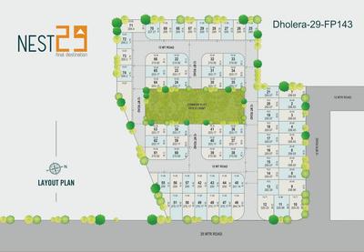 Image of 369 Sq.ft Residential Plot / Land for sale in Cube Nest 29, Dholera, Ahmedabad for Rs. 8487000