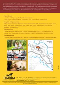 Image of 650 Sq.ft 1 BHK Apartment / Flat for sale in Mantra City 360 Phase 1, Talegaon Dabhade, Pune for Rs. 2400000