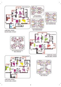 Image of 1080 Sq.ft 2.5 BHK Apartment / Flat for sale in Nimbus The Hyde Park Tower S T U, Sector 78, Noida for Rs. 11500000