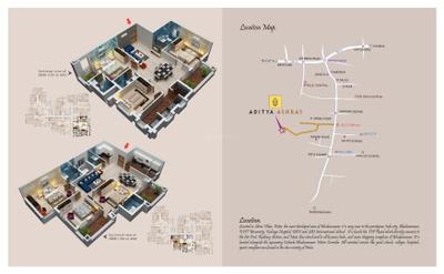 Image of 1540 Sq.ft 3 BHK Apartment / Flat for sale in Adismaran Aditya Ashray, Patia, Bhubaneswar for Rs. 15728900