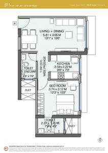 Image of 781 Sq.ft 2 BHK Apartment / Flat for sale in Wadhwa Pristine, Matunga West, Mumbai for Rs. 47500000