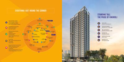 Image of 530 Sq.ft 2 BHK Apartment / Flat for sale in Adityaraj Breeze, Vikhroli East, Mumbai for Rs. 12000000