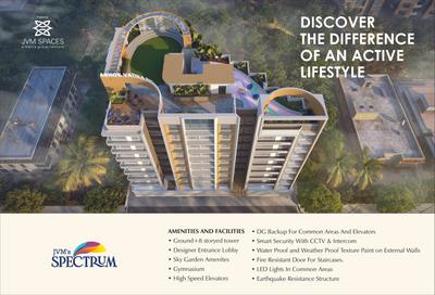 Image of 905 Sq.ft 2 BHK Apartment / Flat for sale in JVM Spectrum, Thane West, Thane for Rs. 9000000