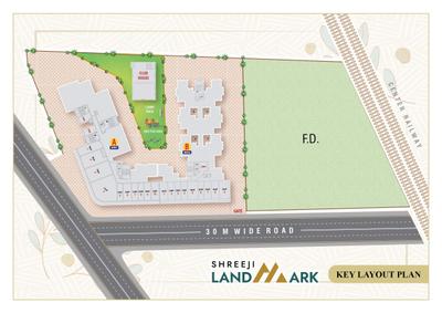 Image of 1370 Sq.ft 3 BHK Apartment / Flat for sale in Shreeji Landmark Phase 1, Ambernath East, Ambernath for Rs. 7900000