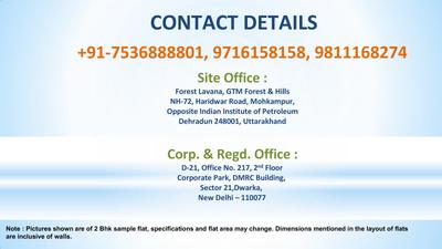 Image of 1990 Sq.ft 3 BHK Apartment / Flat for sale in GTM Forest Lavana, Mohkampur, Dehradun for Rs. 13500000