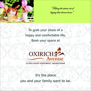 Image of 1362 Sq.ft 3 BHK Apartment / Flat for sale in Oxirich Avenue, Indirapuram, Ghaziabad for Rs. 14500000