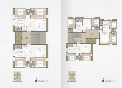Image of 1345 Sq.ft 2 BHK Apartment / Flat for sale in Veer Amanta, Adajan Gam, Surat for Rs. 7397500