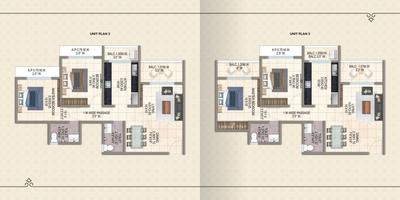 Image of 1127 Sq.ft 2 BHK Apartment / Flat for sale in VG Cross Wind, Kalyan West, Kalyan for Rs. 7521000