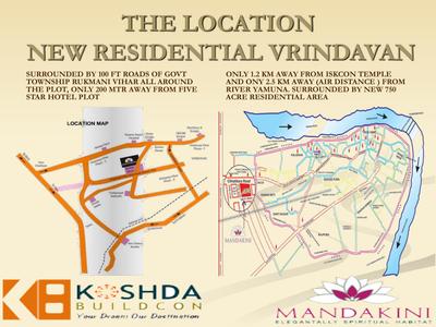 Image of 475 Sq.ft 1 RK Studio for sale in Koshda Mandakini, Chaitanya Vihar, Vrindavan for Rs. 4000000