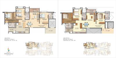 Image of 1210 Sq.ft 2 BHK Apartment / Flat for sale in Savvy Swaraaj Pragati PH 2 2A, Gota, Ahmedabad for Rs. 6000000