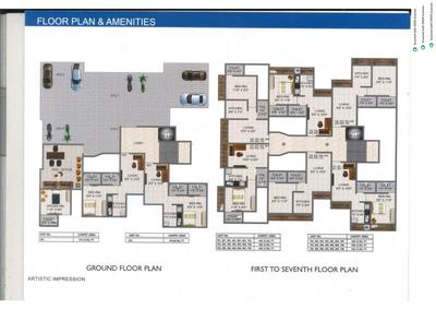 Image of 680 Sq.ft 1 BHK Apartment / Flat for sale in Om Sai Gayatri Complex D Wing, Badlapur East, Badlapur for Rs. 2350000
