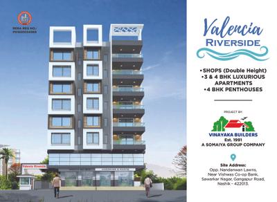 Image of 3037 Sq.ft 4 BHK Apartment / Flat for sale in Valencia Riverside, Veer Sawarkar Nagar, Nashik for Rs. 23000000