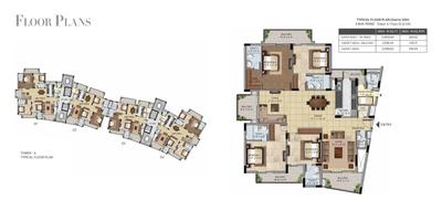 Image of 3220 Sq.ft 4 BHK Apartment / Flat for sale in Shalimar Belvedere Court, Gomti Nagar, Lucknow for Rs. 39000000