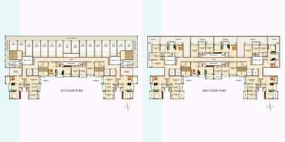 Image of 1100 Sq.ft 1 RK Apartment / Flat for sale in Ornate Galaxy, Naigaon East, Naigaon for Rs. 7000000