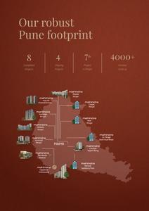 Image of 1012 Sq.ft 2 BHK Apartment / Flat for sale in Mahindra Citadel Tower L, Chinchwad, Pune for Rs. 10100000