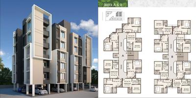 Image of 990 Sq.ft 2 BHK Apartment / Flat for sale in Sangani Residency, Narolgam, Ahmedabad for Rs. 2650000