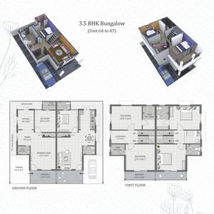 Image of 2560 Sq.ft 5 BHK Independent House for sale in Rameshwar 3, Kuha, Ahmedabad for Rs. 9000000