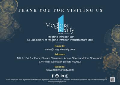 Image of 510 Sq.ft 1 BHK Apartment / Flat for sale in Meghna Rivaan, Goregaon West, Mumbai for Rs. 12200000
