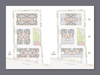 Image of 2124 Sq.ft 3 BHK Apartment / Flat for sale in Shivansh 15, Sargasan, Gandhinagar for Rs. 8600000