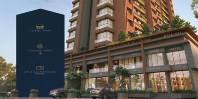 Image of 2691 Sq.ft 3 BHK Penthouse for sale in Callisto Sapphire, Sargasan, Gandhinagar for Rs. 13100000