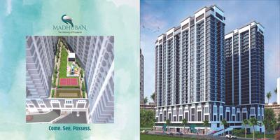 Image of 1050 Sq.ft 2 BHK Apartment / Flat for sale in Abhilasha Madhuban, Titwala, Thane for Rs. 6000000