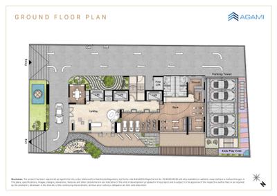 Image of 1500 Sq.ft 3 BHK Apartment / Flat for sale in Agami Eternity, Bandra East, Mumbai for Rs. 65000000