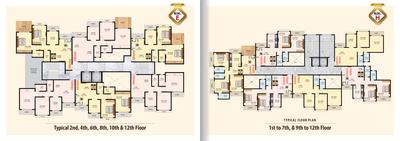 Image of 735 Sq.ft 1 BHK Apartment / Flat for sale in Manohar Vikas Shreeji Paraiso Phase 2, Badlapur East, Badlapur for Rs. 3500000