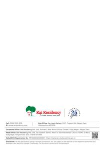 Image of 550 Sq.ft 1 BHK Apartment / Flat for sale in Rai Sai Leela Galaxy D Wing, Kalyan East, Kalyan for Rs. 4525000